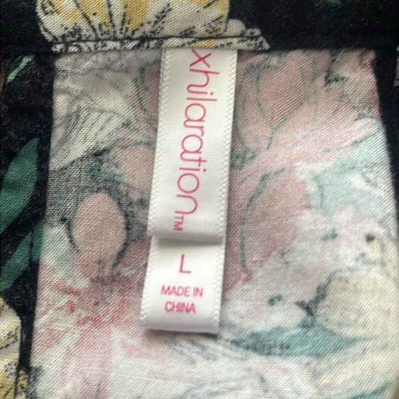 Xhilaration Floral Print High Neck Maxi Dress L - Picture 3 of 5